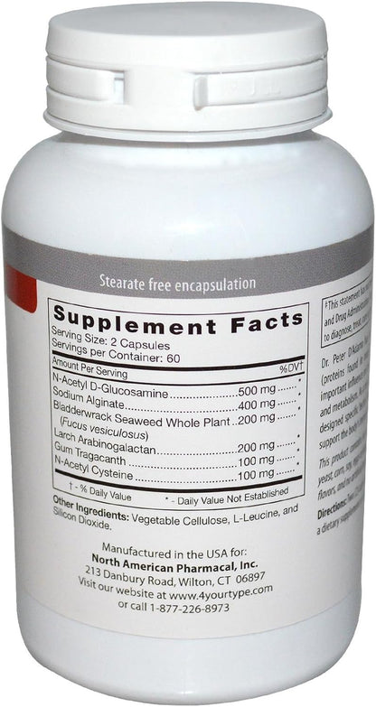 D'Adamo Deflect® O, Lectin Blocking Formula, 120 Vegetarian Capsules