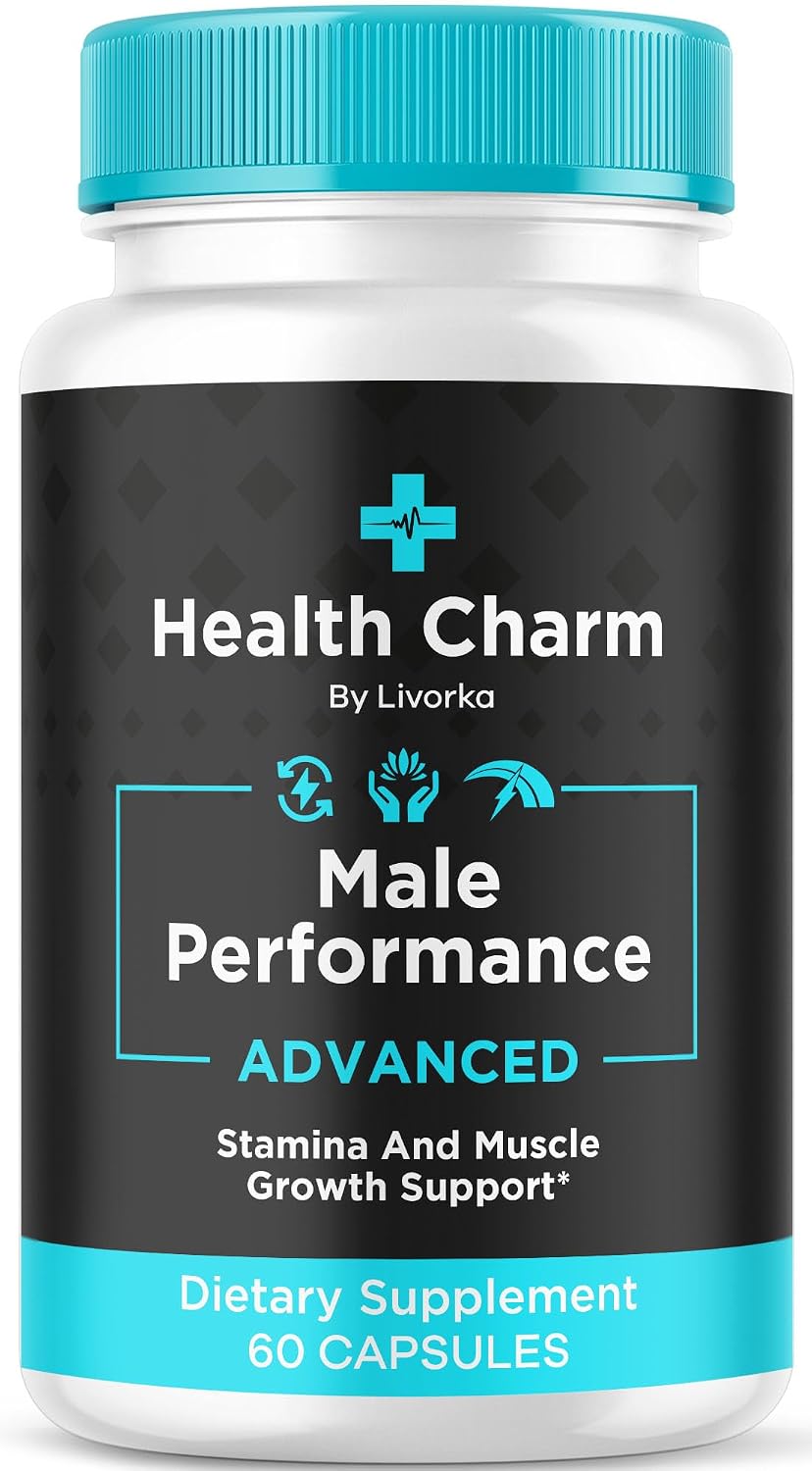 LIVORKA Health Charm Men's Multivitamin Capsules - All Natural Supplement, 60 Capsules - görsel 1