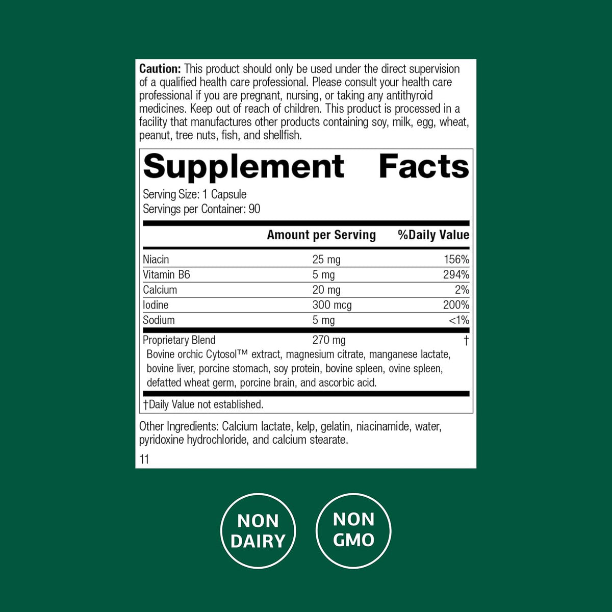 Standard Process Min-Chex – Nervous System Support Supplement, 90 Capsules - görsel 2