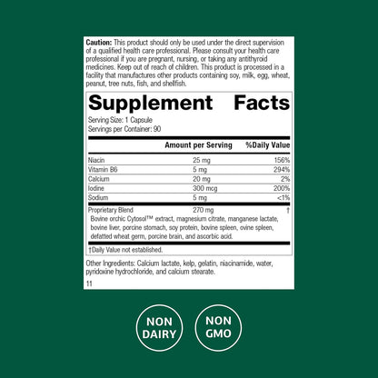 Standard Process Min-Chex – Nervous System Support Supplement, 90 Capsules