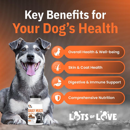 LotsOfLove Daily Multi Dog Chews (60 Chews)