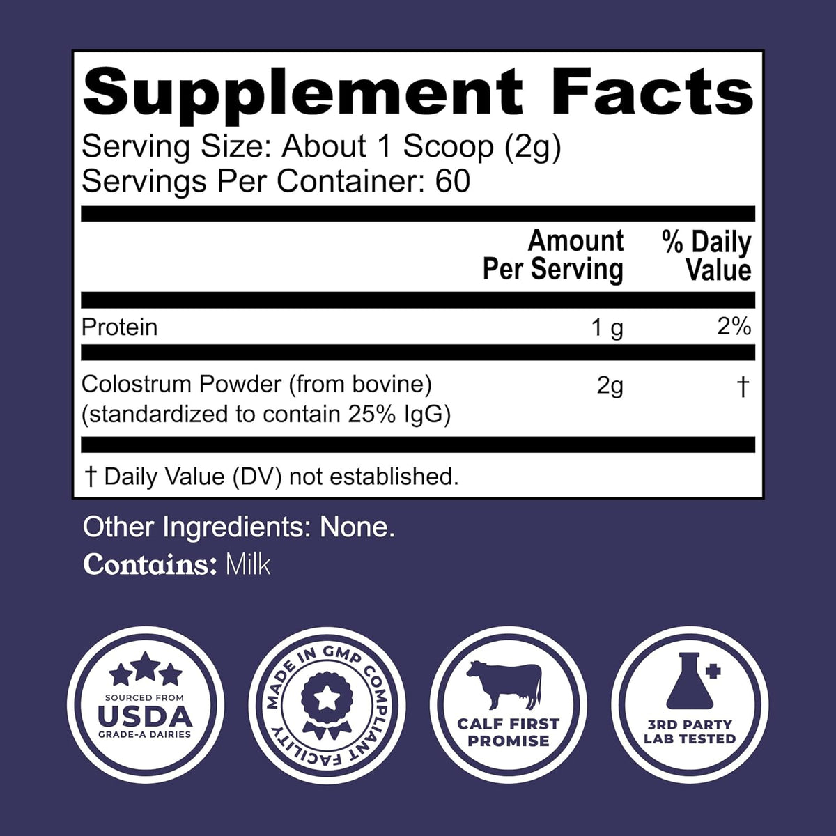Colostrum Powder – US Sourced Bovine Colostrum for Immune Support, Gut Health, Muscle Recovery - görsel 2