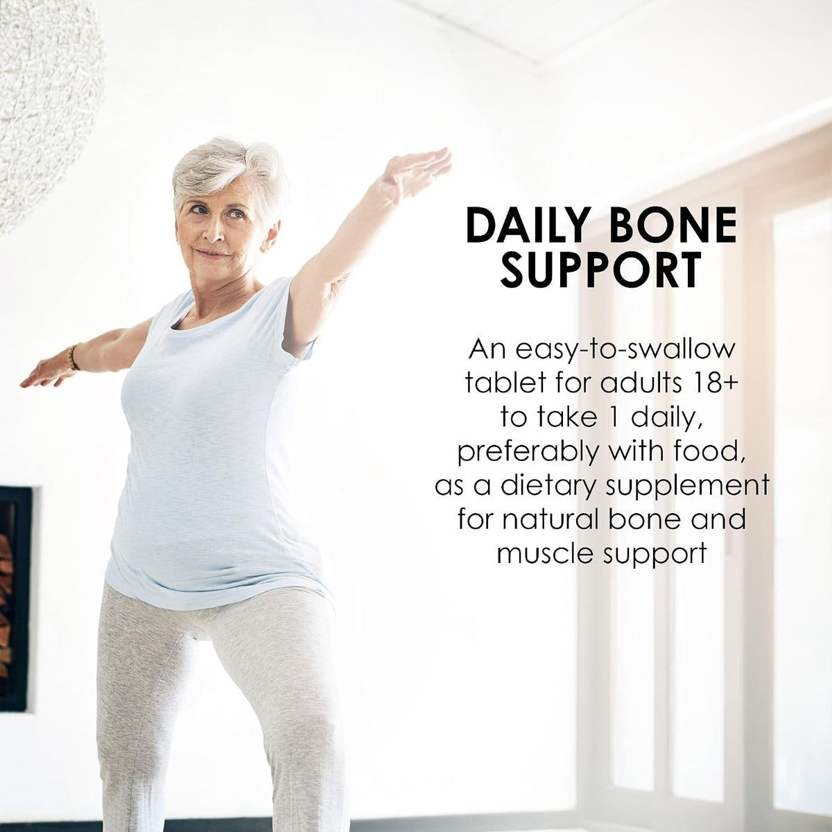 Mason Natural Vitamin K2 + D3, 100-Day Supply, with Calcium for Normal Bone and Muscle Support, Tablets - görsel 3