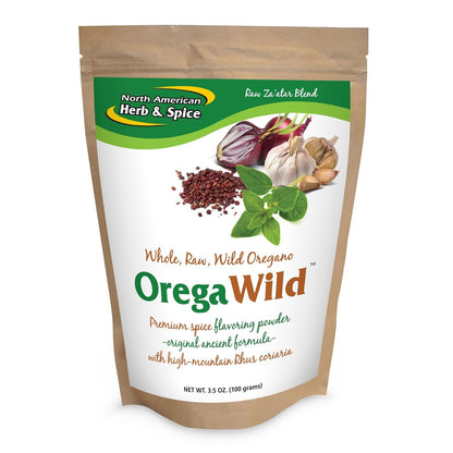 NORTH AMERICAN HERB & SPICE OregaWild - Raw Za'atar Flavour Blend - 100 g (approx. 1400 servings)