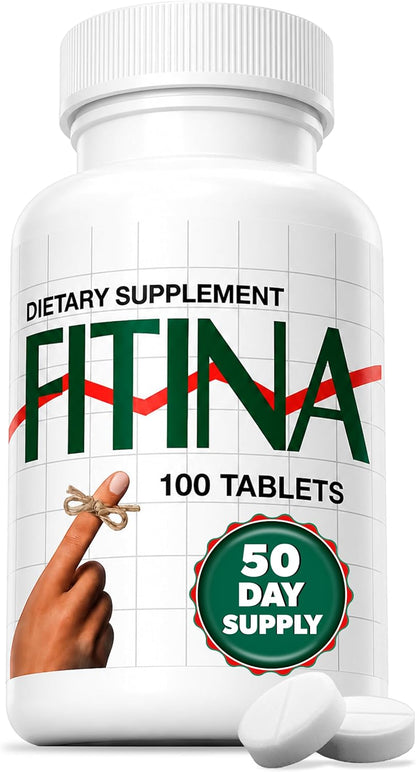 Fitina Brain Supplement – High-Dose B Vitamins for Memory and Focus, 100 Tablets (50 Servings)