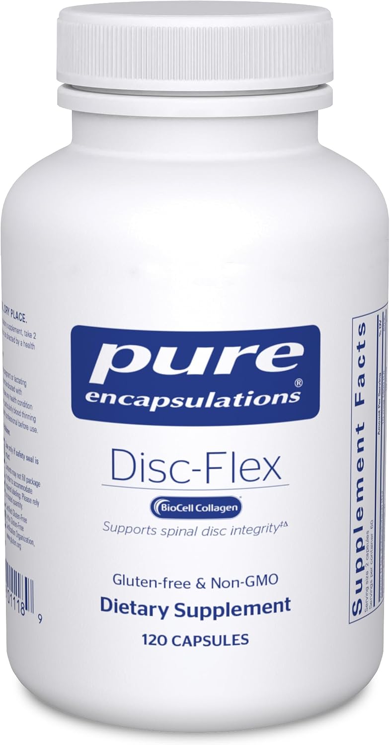 Pure Encapsulations Disc-Flex - Bone & Musculoskeletal Health Supplement - 120 Capsules - görsel 1