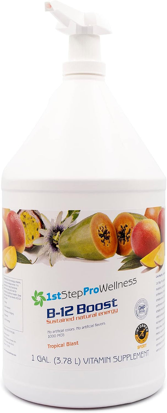 1st Step for Energy B12 Tropical Blast Liquid Supplement, 3.785 L (1 US Gallon)