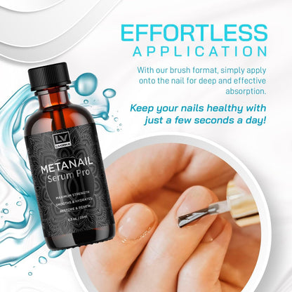 Metanail Toenail Liquid - Nail Health Support Drops (3 Pack)
