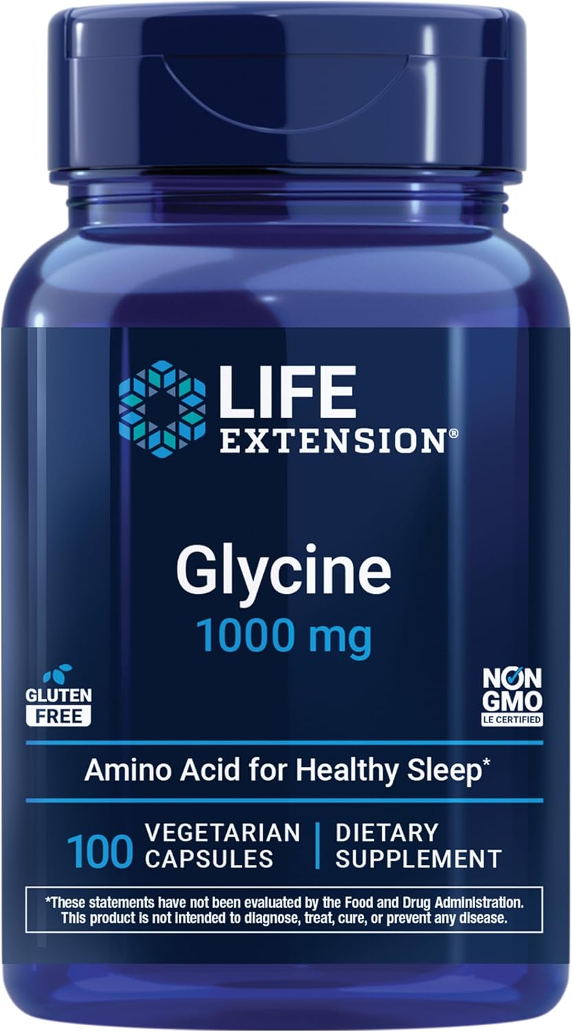 Life Extension Glycine, 1000 mg, 100 Capsules - görsel 1