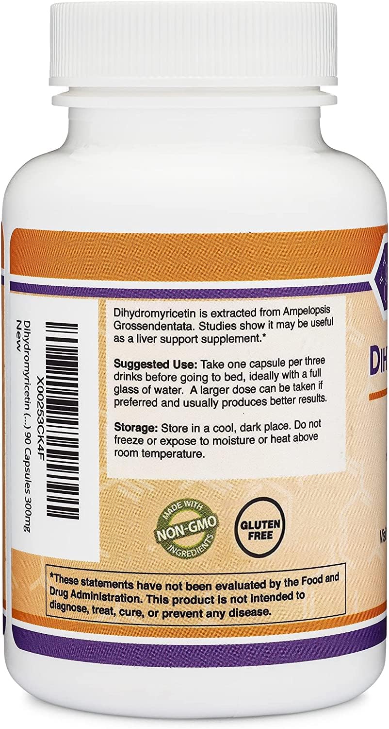 Dihydromyricetin (DHM) Supplement - 300mg, 90 Capsules - görsel 4