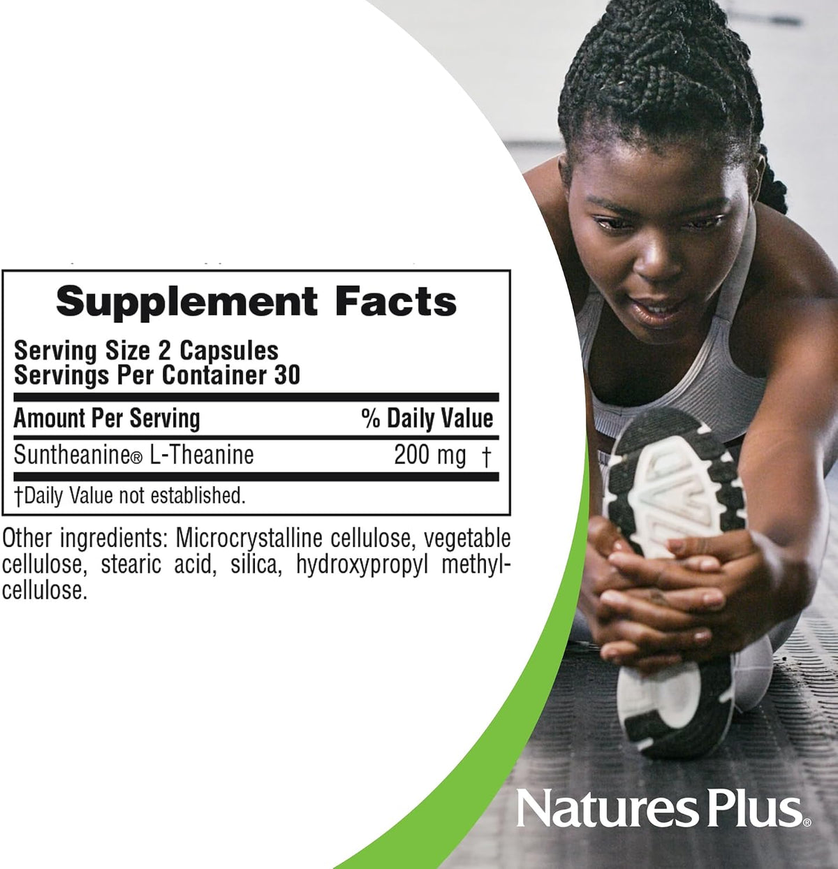 NaturesPlus PRO Suntheanine L-Theanine - 60 Capsules - Calm Alertness, Healthy Relaxation & Improved Rest - görsel 4