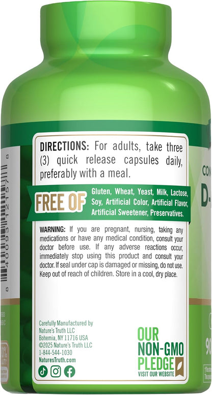 Nature's Truth D-Mannose, 2100 mg, 90 Capsules