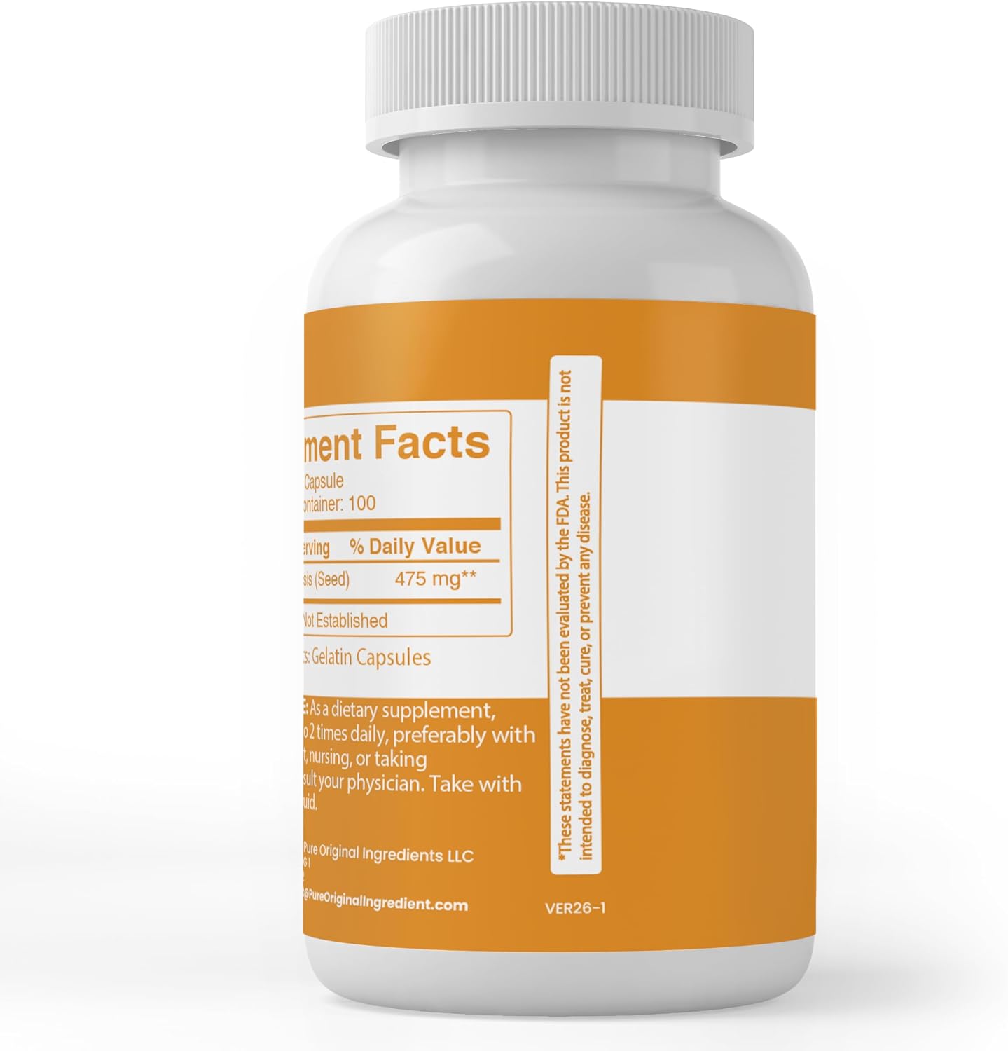 Pure Original Ingredients Irvingia (100 Capsules) - görsel 3