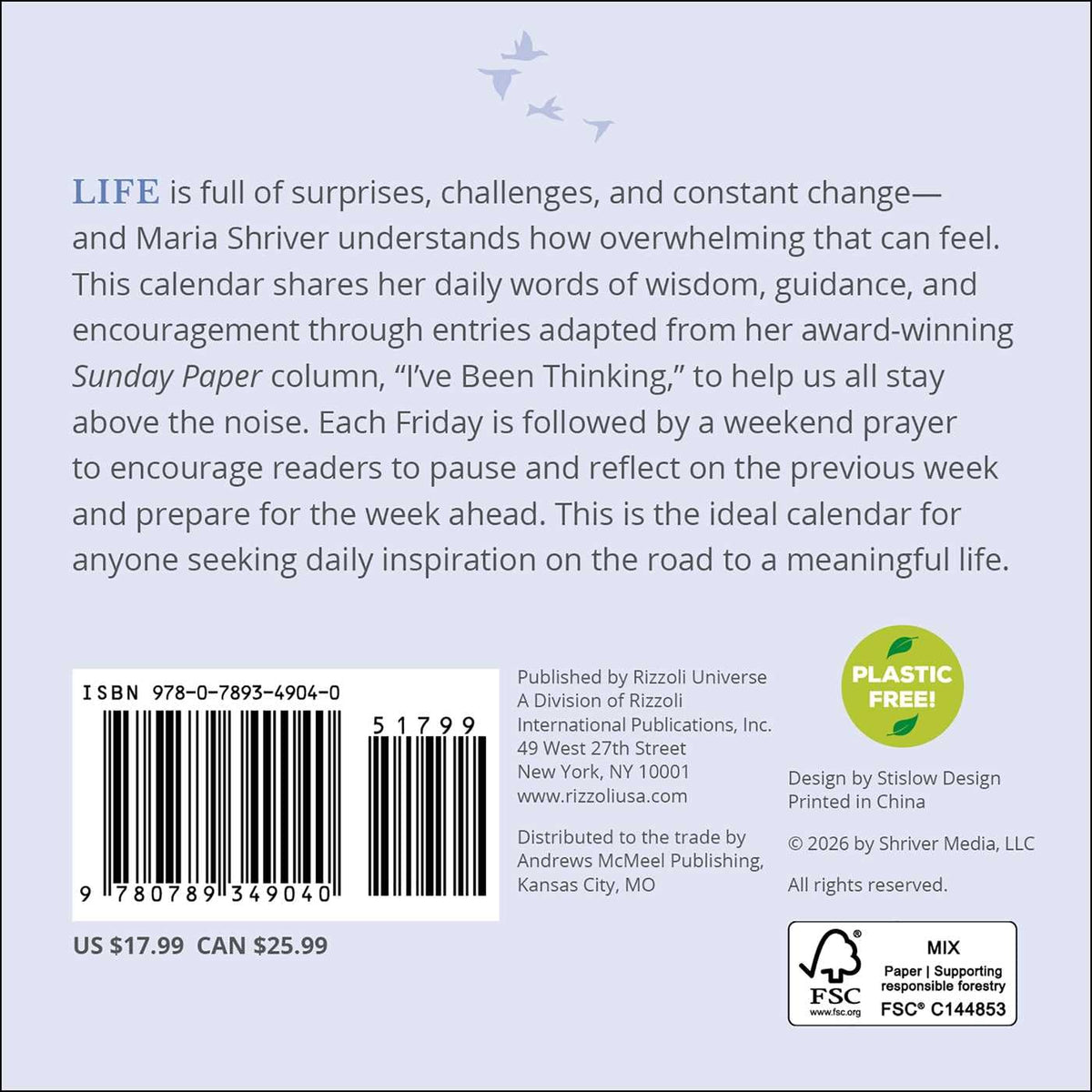 Maria Shriver's The Sunday Paper: Daily Meditations for a Meaningful Life 2027 Desk Calendar - görsel 2