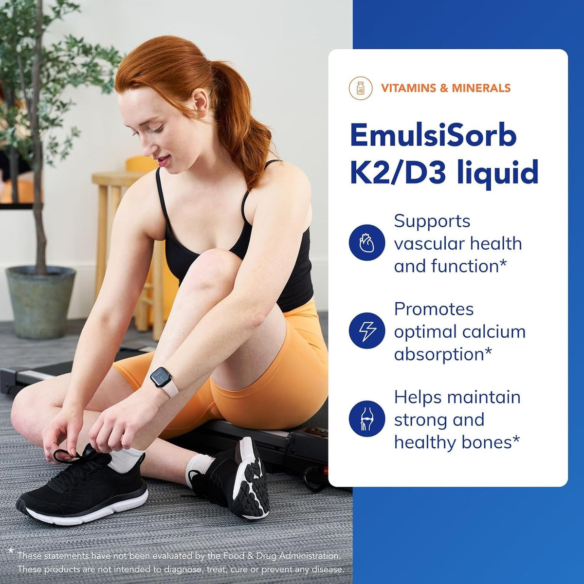 Pure Encapsulations EmulsiSorb K2/D3 Liquid – Enhanced-Absorption Emulsified Vitamin K2 and D3 for Vascular Health, 20 ml - görsel 3
