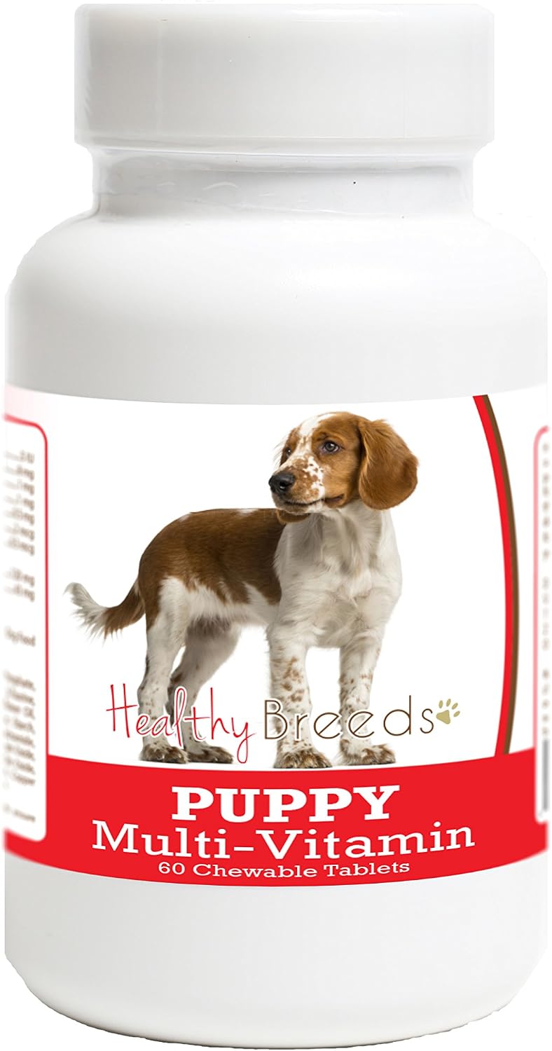 Healthy Breeds Welsh Springer Spaniel Puppy Multivitamin Tablets 60 Count - görsel 1