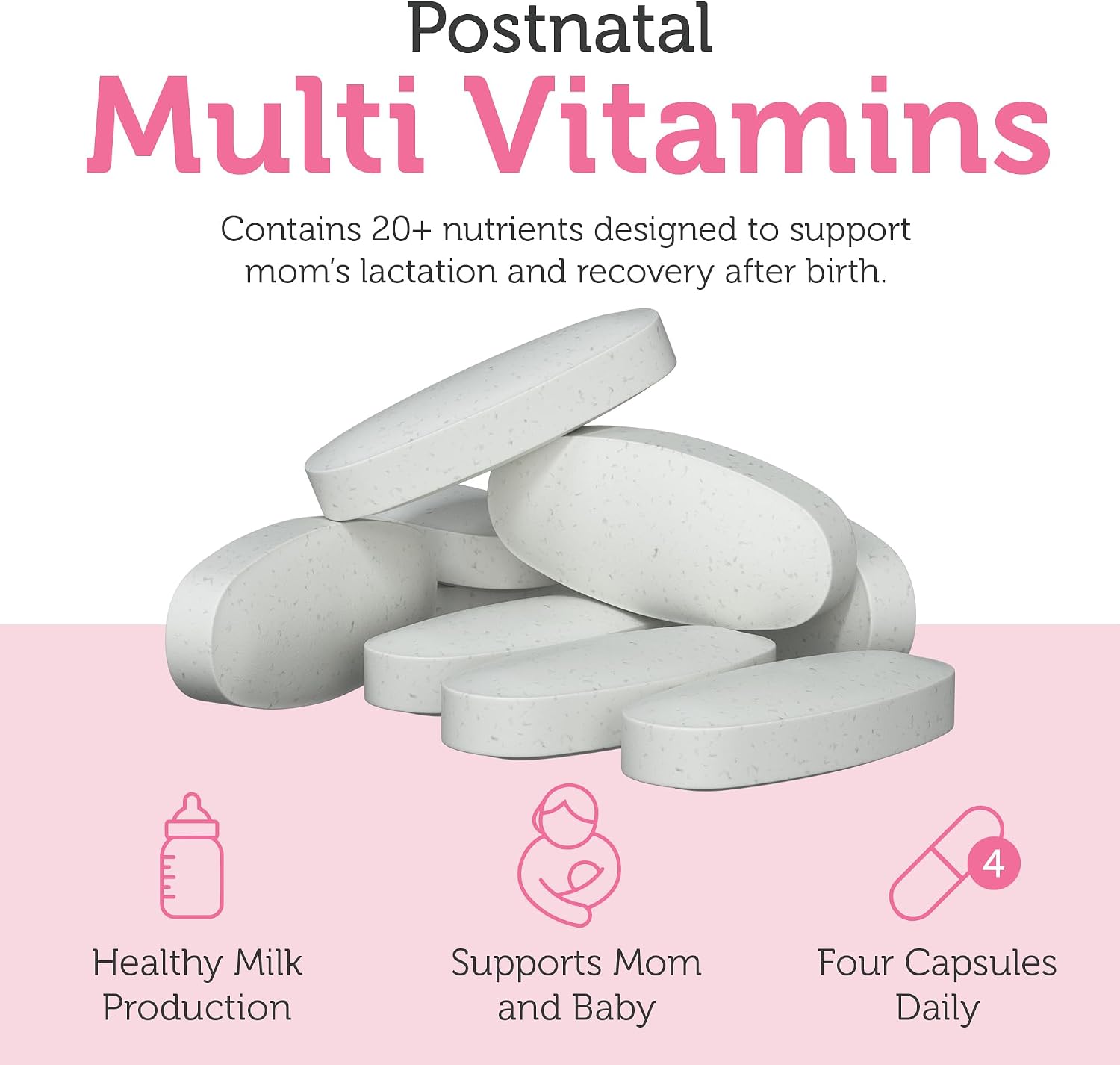 Zahler Postnatal Flow - Advanced Breastfeeding Support, 120 Tablets - görsel 5