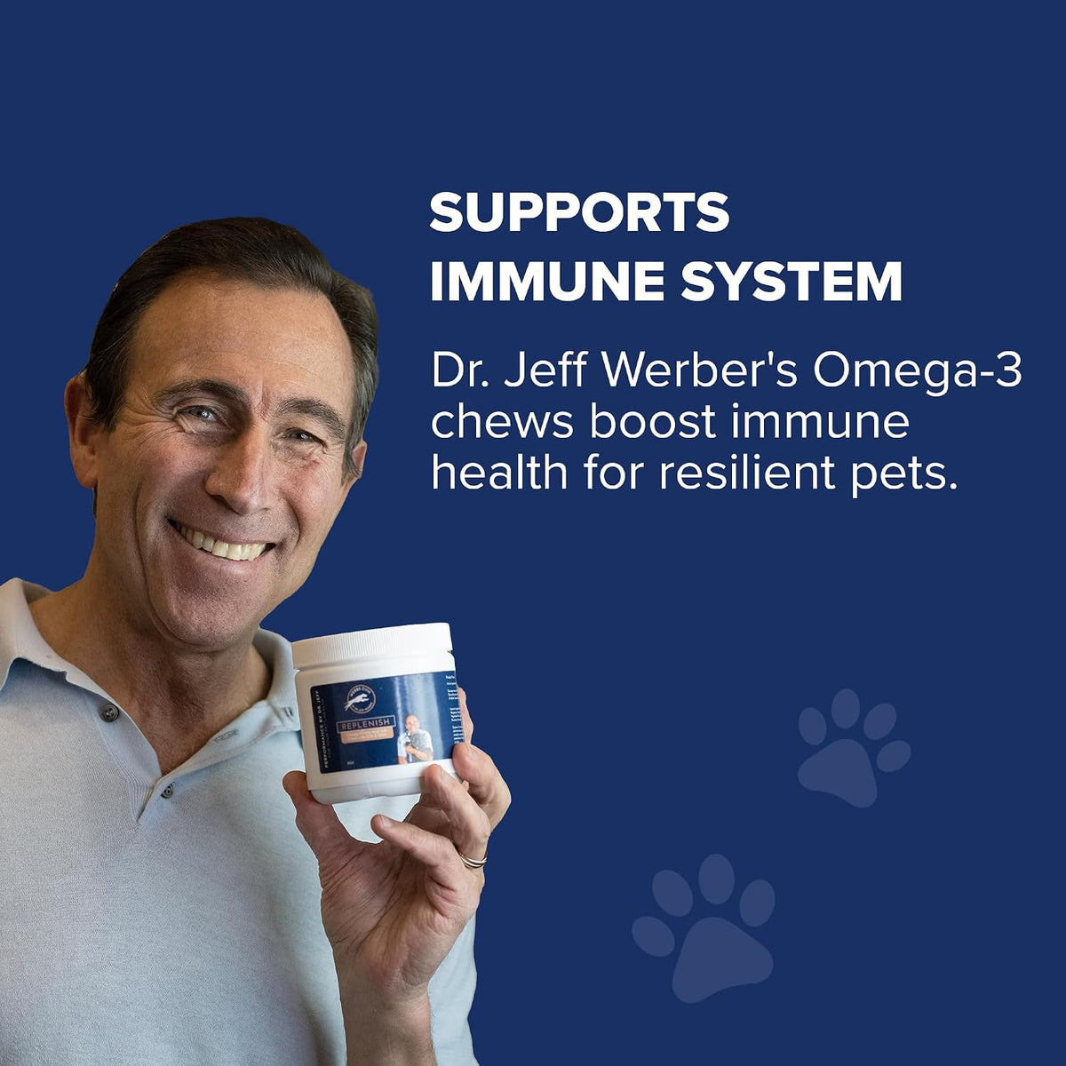 Dr. Jeff Werber Replenish Omega-3 Fatty Acid Chews for Dogs – Small/Medium, 60 Count - görsel 5