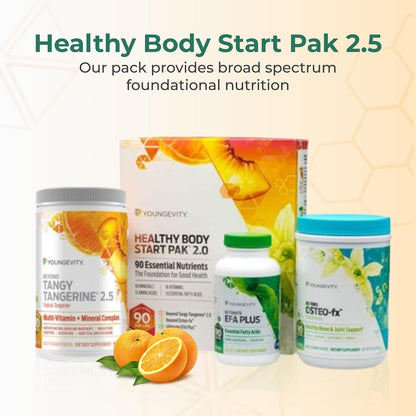 Youngevity Healthy Body Start Pak 2.5 - Complete All-in-One Organic Nutrition with 60+ Minerals, 16 Vitamins, 12 Amino – Image 2