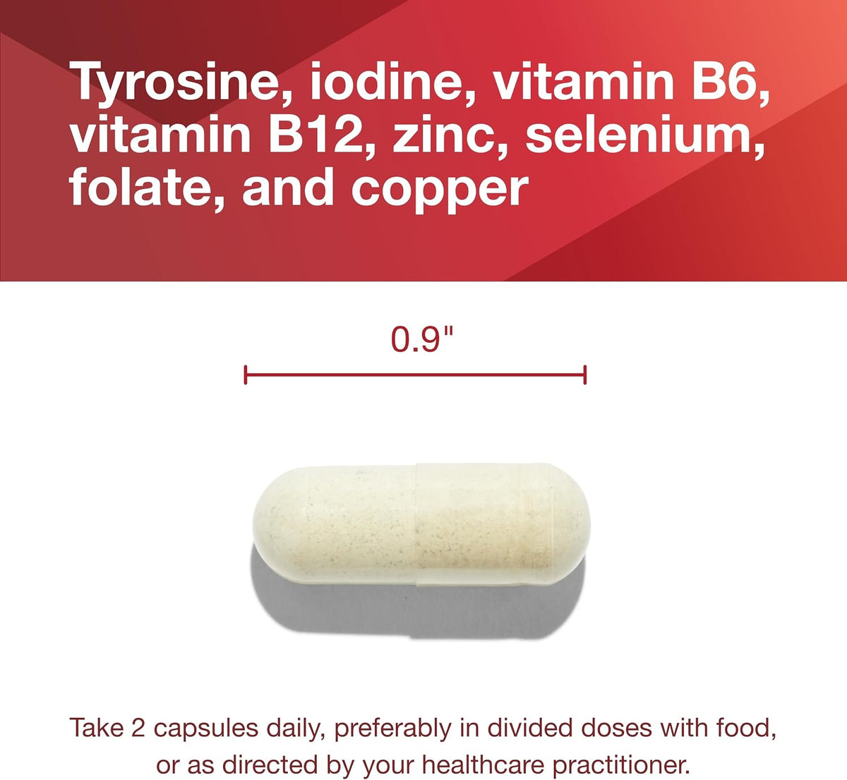 PROTOCOL FOR LIFE BALANCE Ortho Thyroid - Contributes to Normal Thyroid Function - with Ashwagandha, Zinc & Selenium - Non-GMO & Kosher - 90 Vegan Capsules - görsel 7