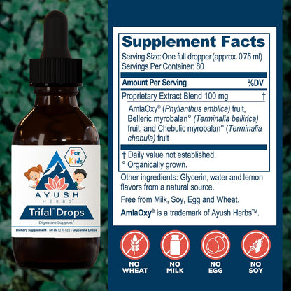 Ayush Herbs Kids Trifal Drops - 60 ml (80 Servings)