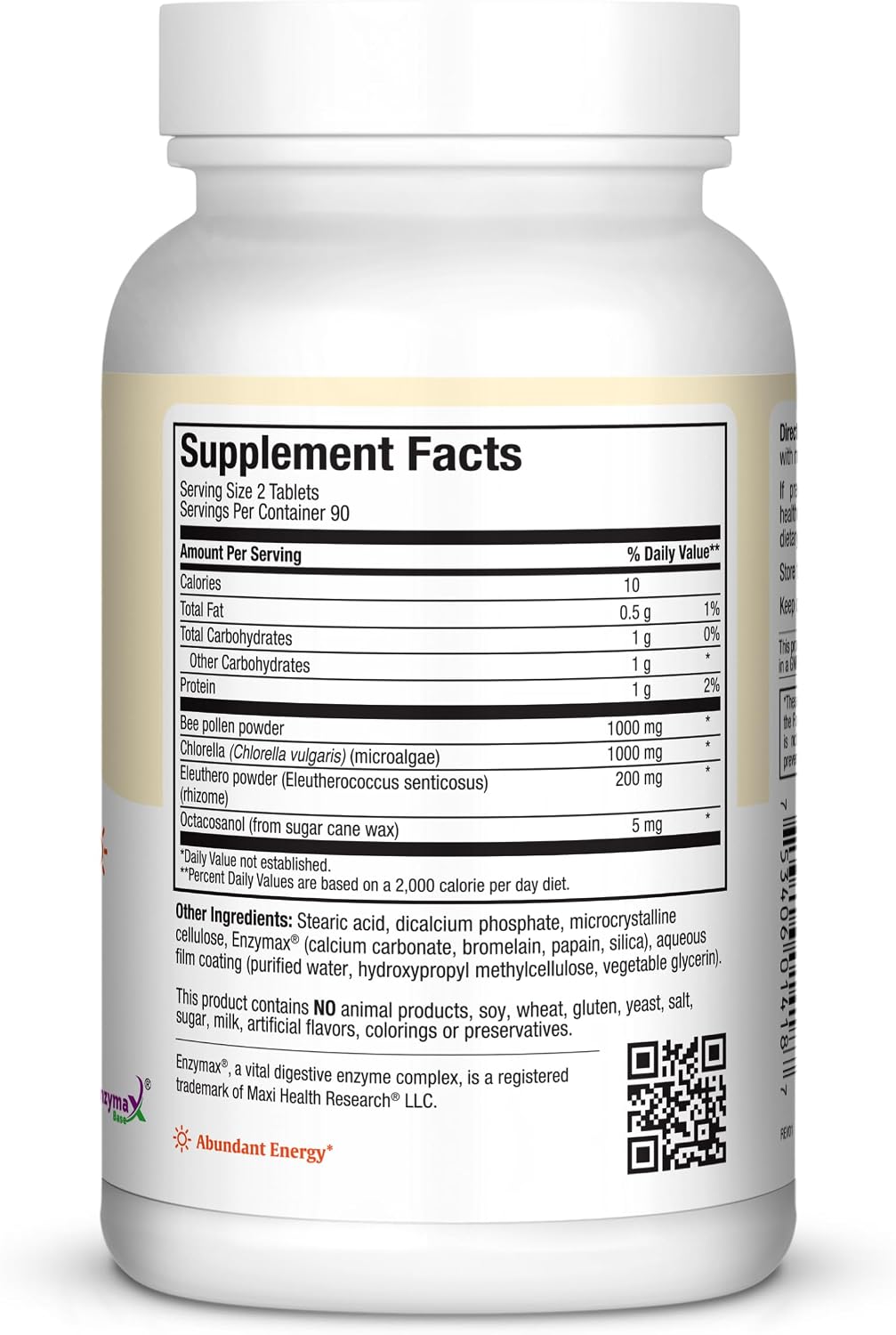 Maxi Health Max Energee - Natural Energy and Stamina Booster - 180 Tablets - görsel 2