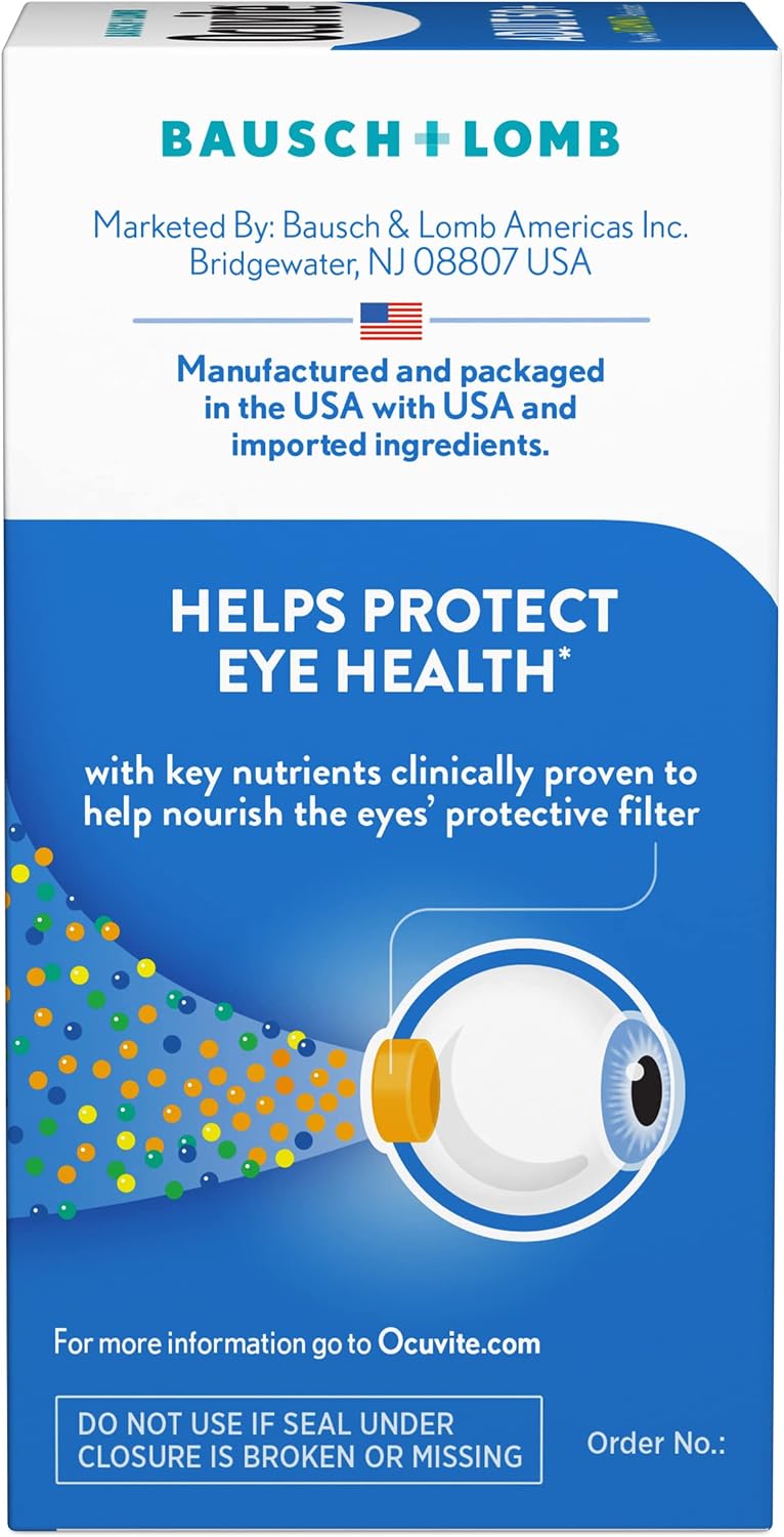 Ocuvite 50+ Eye Vitamin and Mineral Supplement, 50 Softgels (4-Pack) - görsel 5