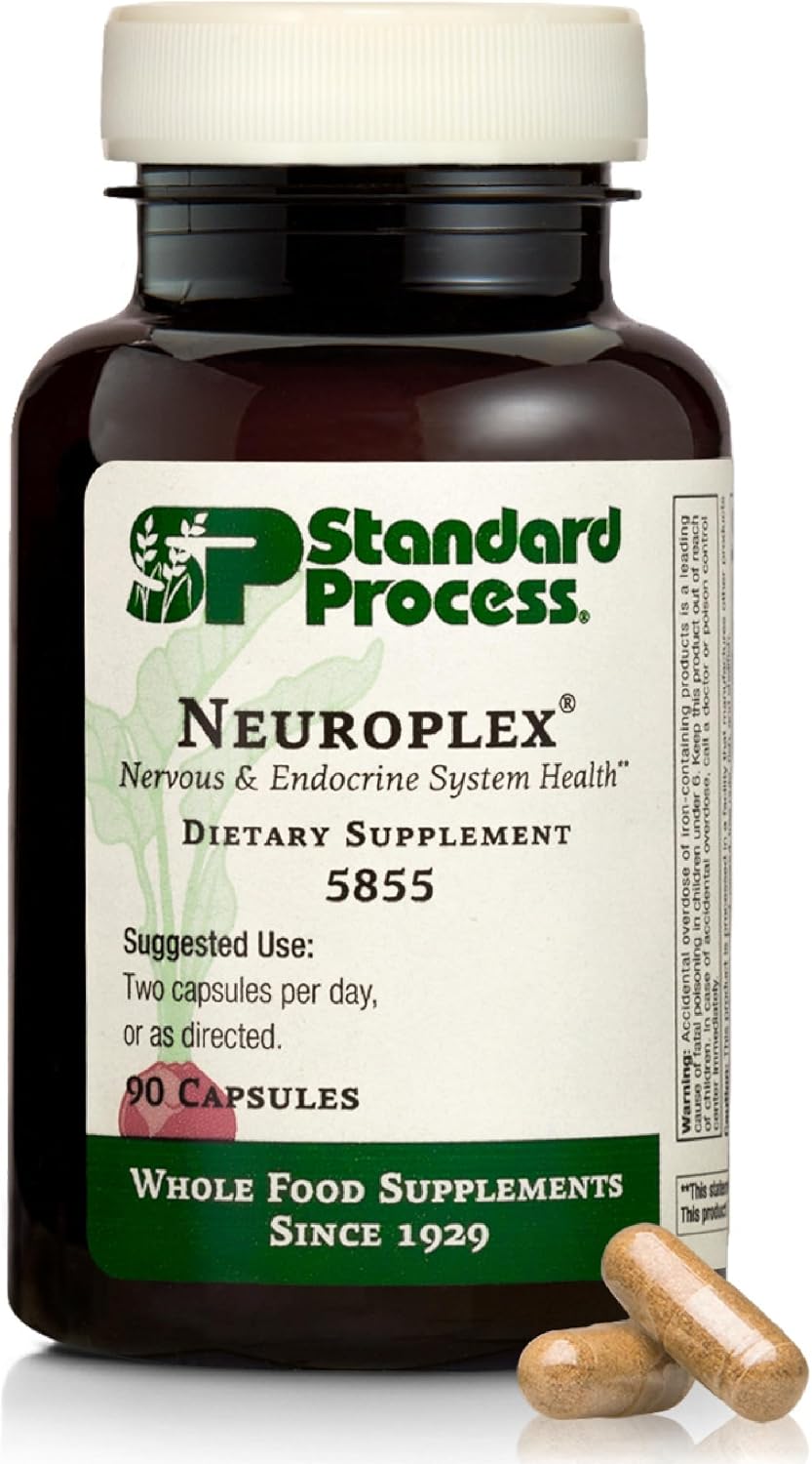 Standard Process Neuroplex – Nervous and Endocrine System Support – 90 Capsules - görsel 1