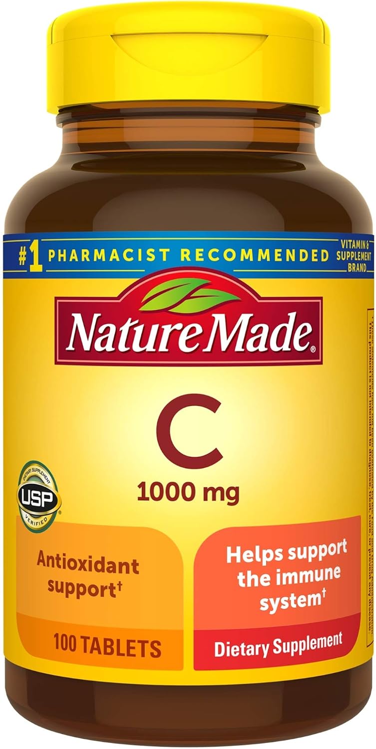 Nature Made Vitamin C 1000 mg Tablets, 300 Tablets (Pack of 3) - görsel 1