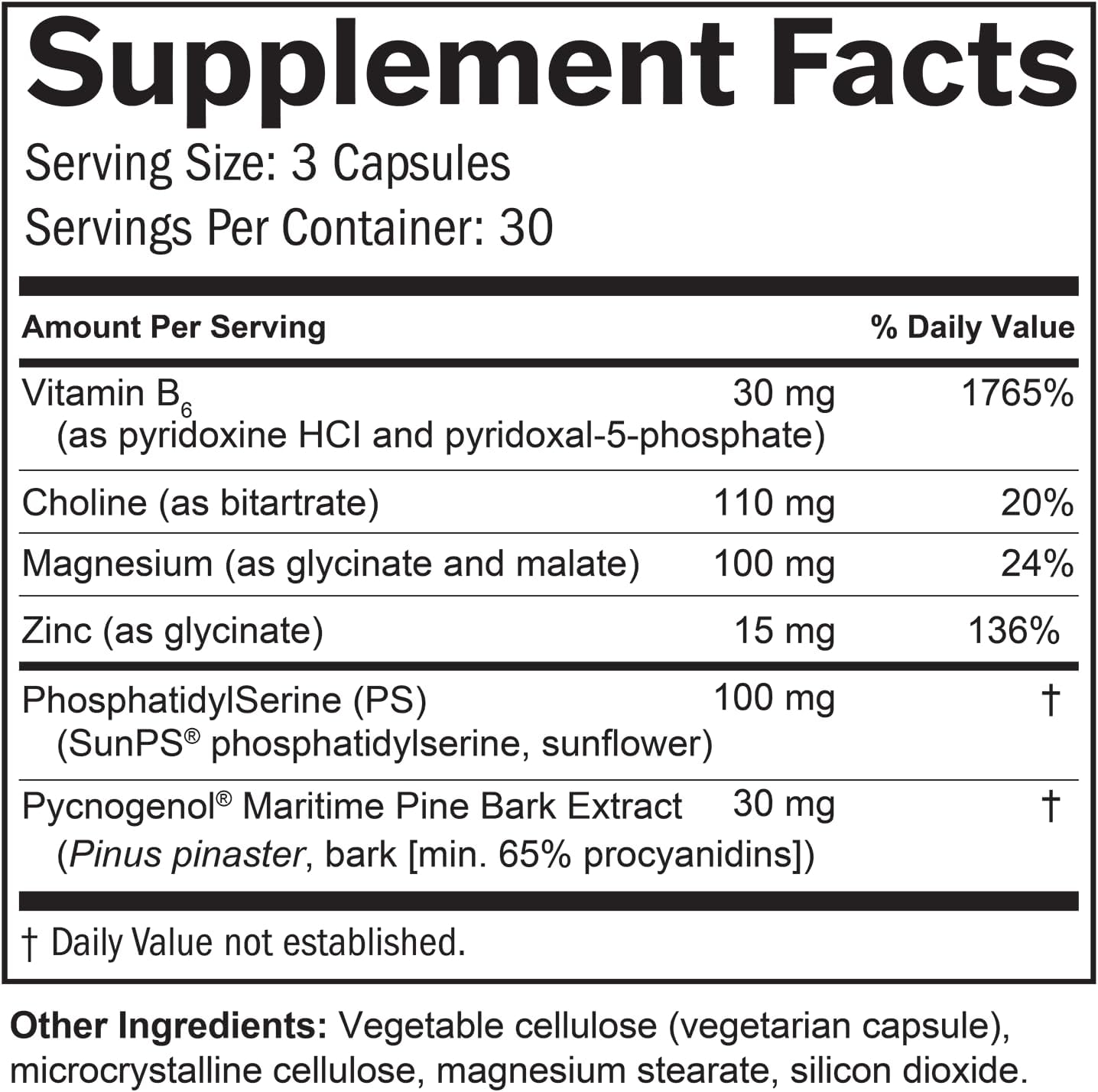 BRAINMD Dr Amen Attention Support - 90 Capsules - Supports Mental Focus & Impulse Control - Gluten-Free - görsel 5