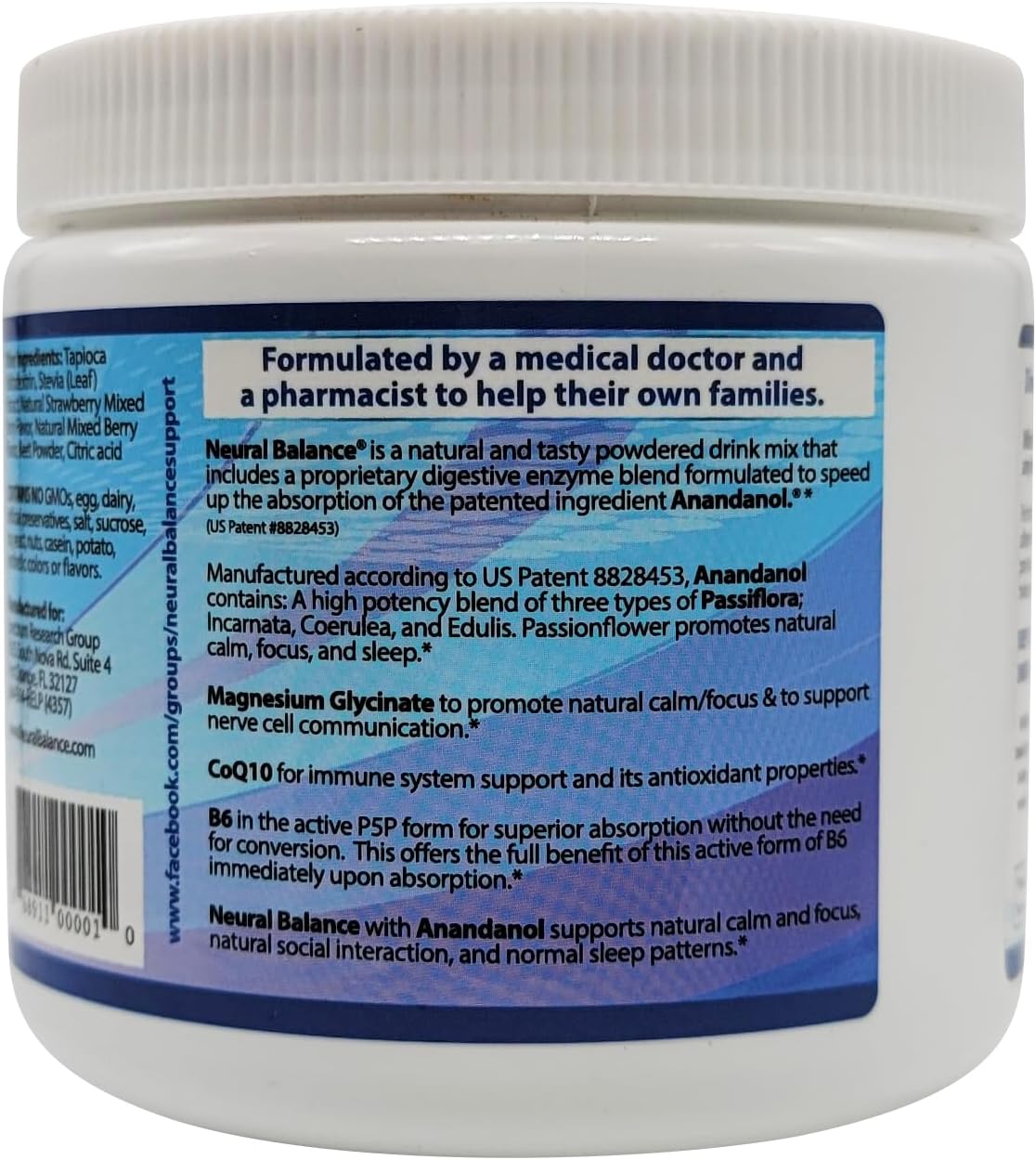 NEURAL BALANCE Anandanol with Proprietary Digestive Enzyme Blend (Powder, Pack of 2) - görsel 5