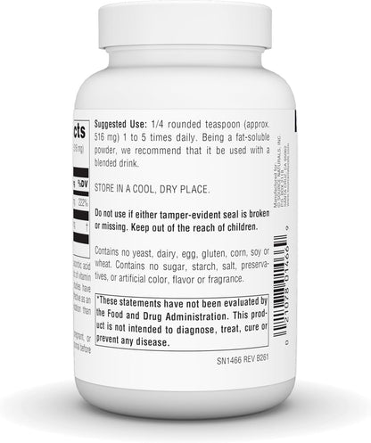 Source Naturals Ascorbyl Palmitate - Fat-Soluble Vitamin C Ester Powder, 56 g