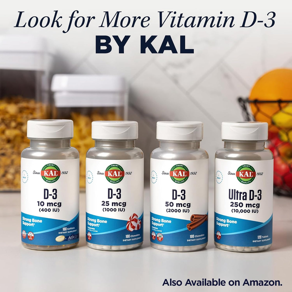 KAL Vitamin D3 2000 IU (50 mcg) DropIns – Liquid Vitamin D3 Drops - görsel 6