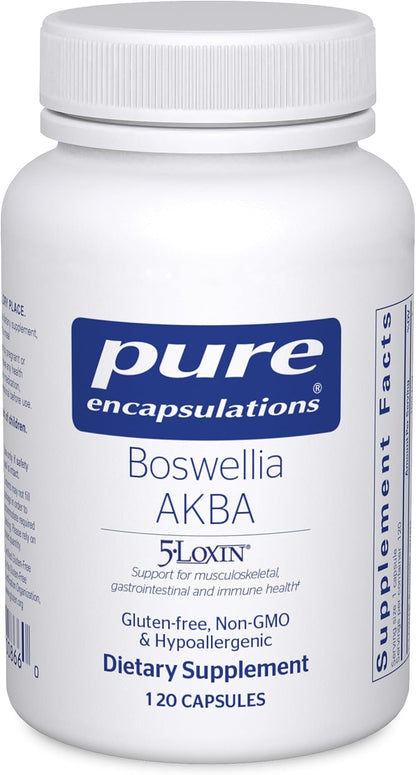 Pure Encapsulations Boswellia AKBA - 5-LOXIN Boswellia Extract, 60 Capsules