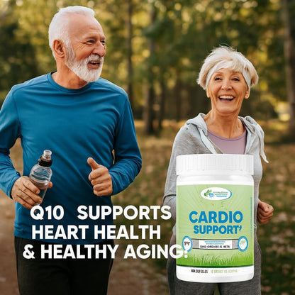 GRASSLAND NUTRITION 100% Organic Australian: Cardio Support Beef Organ Blend – CoQ10, B12, Iodine (180 Capsules)