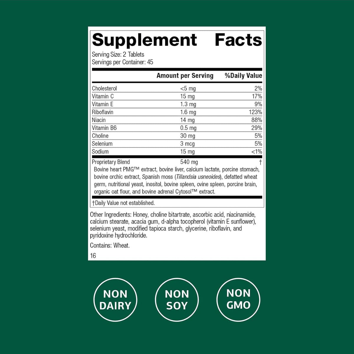 Standard Process Cardio-Plus - Antioxidant Support & Heart Health Supplement - 90 Tablets - görsel 2