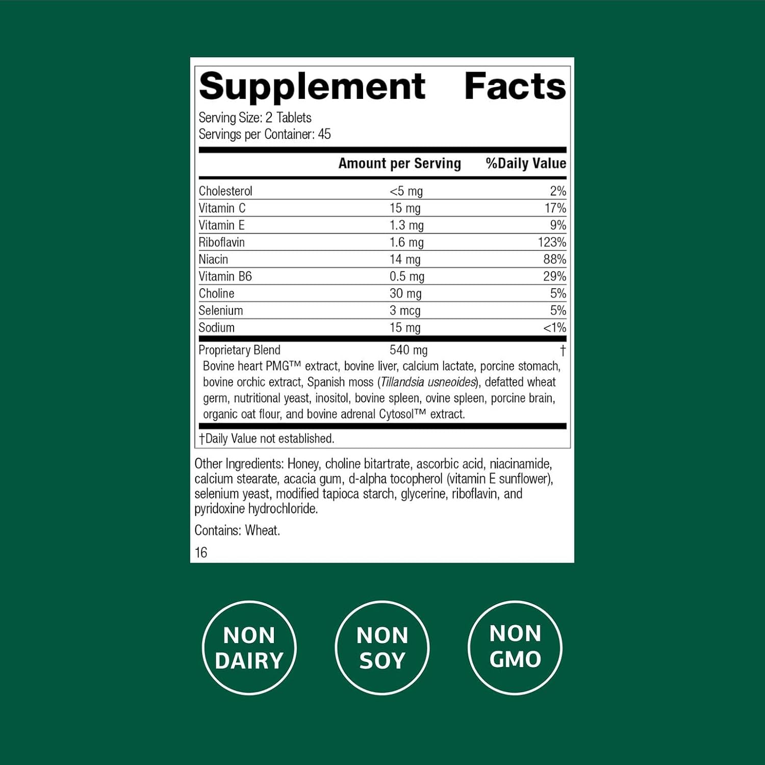 Standard Process Cardio-Plus - Antioxidant Support & Heart Health Supplement - 90 Tablets - görsel 2