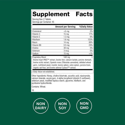 Standard Process Cardio-Plus - Antioxidant Support & Heart Health Supplement - 90 Tablets