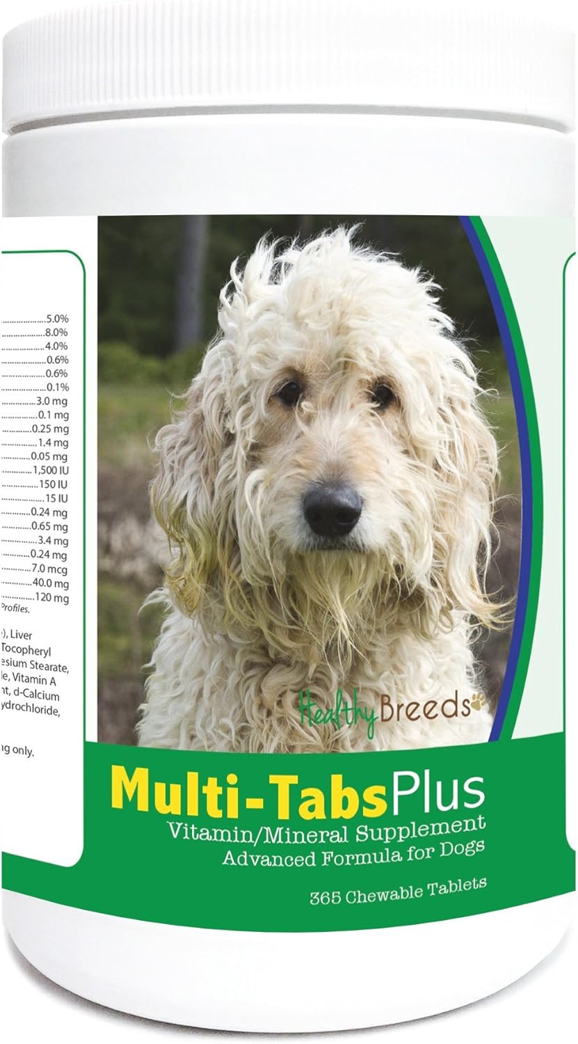Healthy Breeds Goldendoodle Multi-Tabs Plus Chewable Tablets 365 Count - görsel 1