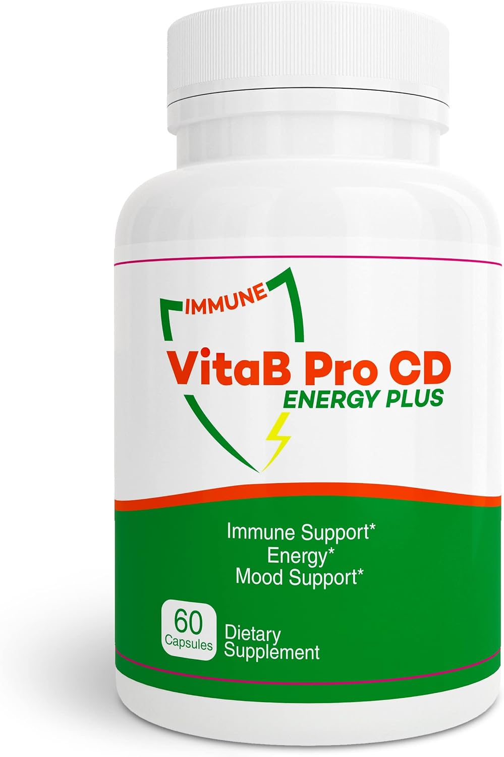 VitaB Pro CD Energy Plus - 6-in-1 Natural Energy & Immune Booster, Mood Balance - görsel 1