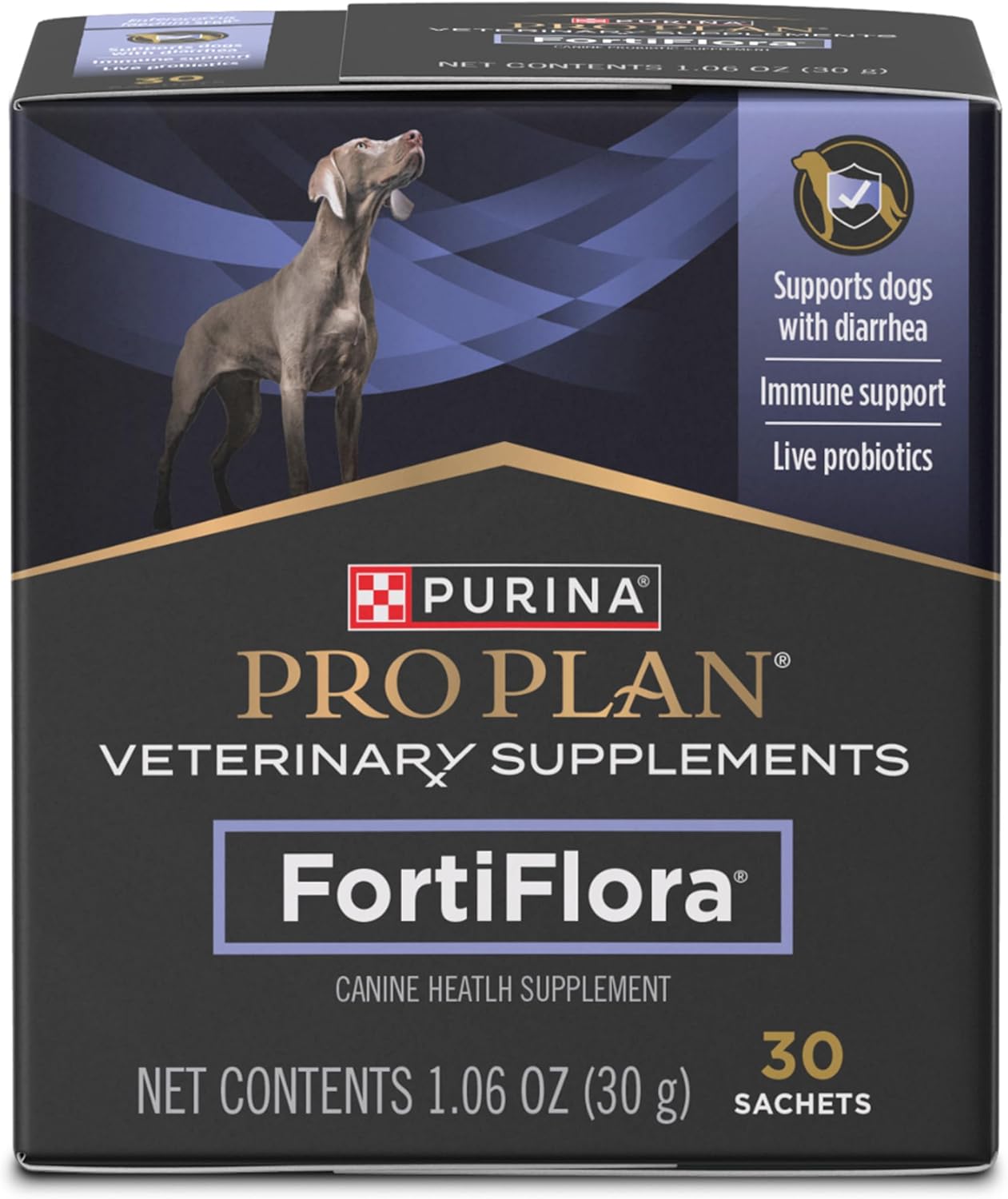 Purina Pro Plan Veterinary Supplements FortiFlora Probiotic Powder for Dogs, 30 Sachets - görsel 1