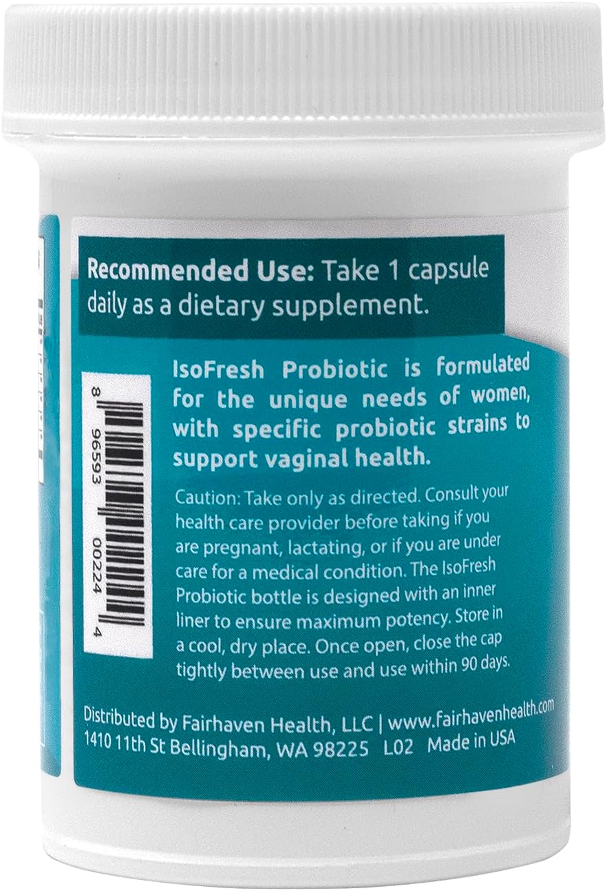 Fairhaven Health IsoFresh Vaginal Probiotics for Women – Supports Healthy pH Balance & Vaginal Flora - görsel 3