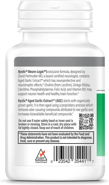 Kyolic Specialty Series Neuro-Logic, 120 Capsules (60 Servings)