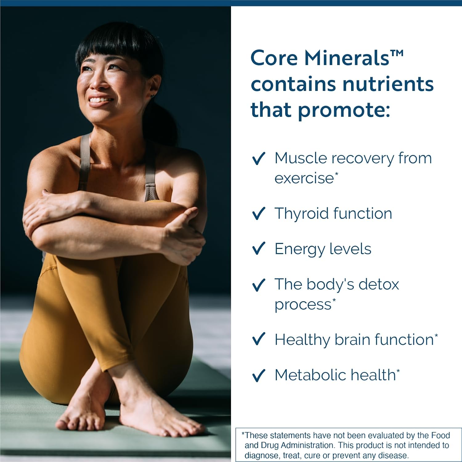 Researched Nutritionals Core Minerals - Daily Trace Minerals Food Supplement - Iron-Free Blend with Vitamin D3, Magnesium Glycinate and Iodine for Thyroid, Bone and Metabolic Support (120 Capsules) - görsel 3