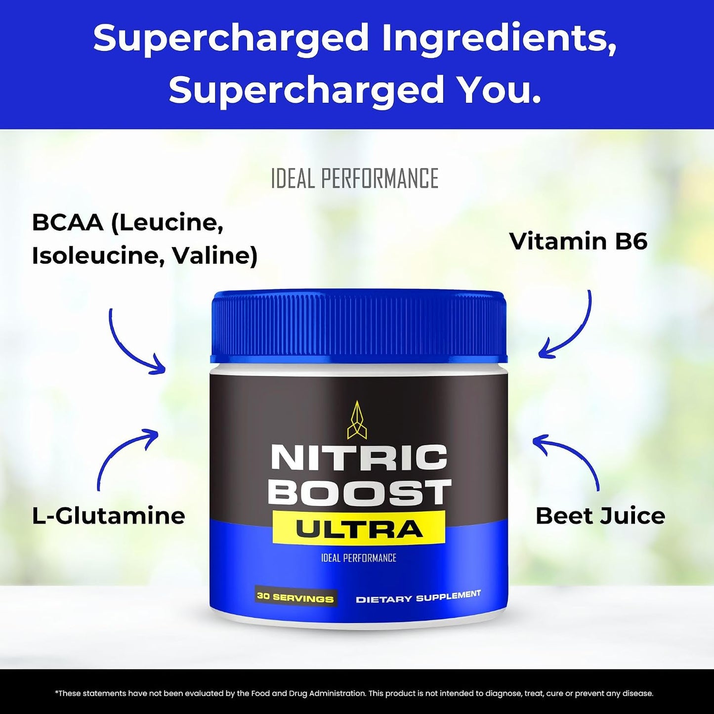 Nitric Boost Ultra Powder - Original Formula for Energy and Blood Flow Support, Maximum Strength (3 Pack) - görsel 6