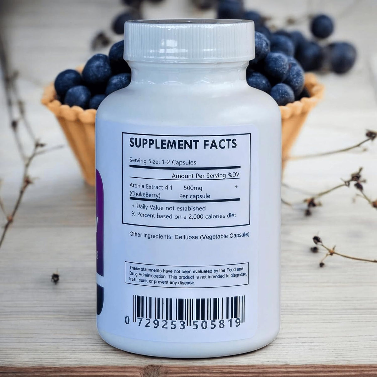 Aronia Extract 4:1 Capsules - 240 Capsules - görsel 2