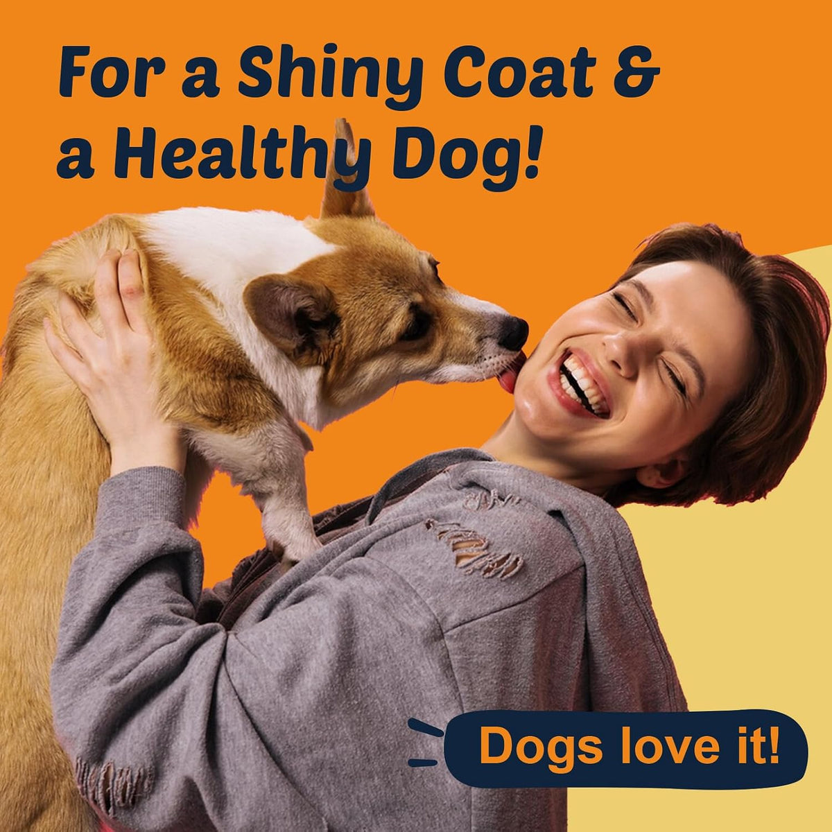 Omega-3 Fish Oil for Dogs, Salmon Oil with EPA & DHA for Skin & Coat Health, Itch & Allergy Support, Shedding, Hot Spots, – Image 7