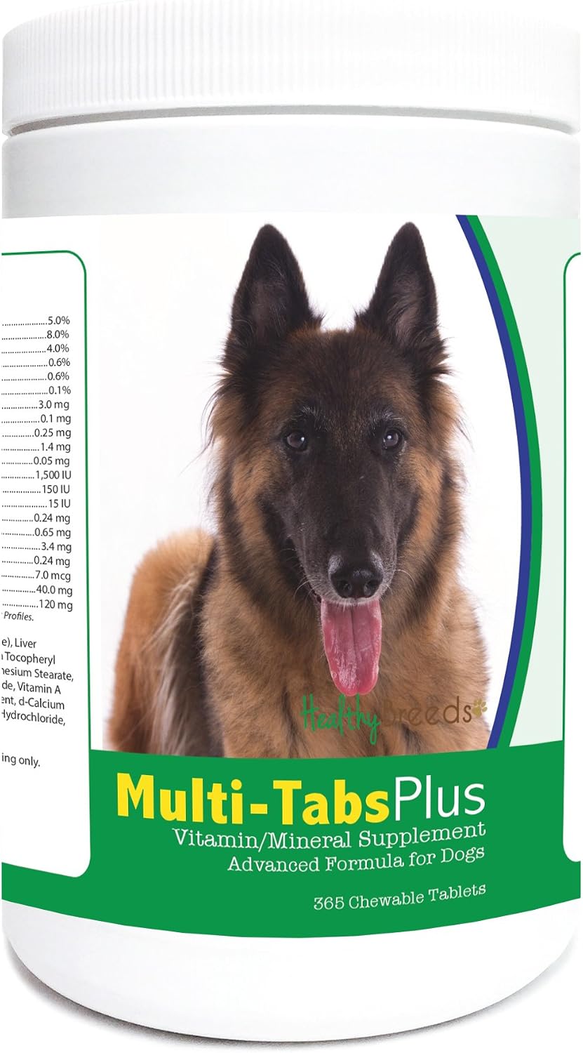Healthy Breeds Belgian Tervuren Multi-Tabs Plus Chewable Tablets 365 Count - görsel 1