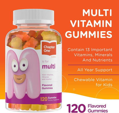 Zahler Chapter One Children's Multivitamin Gummies - 120 Count