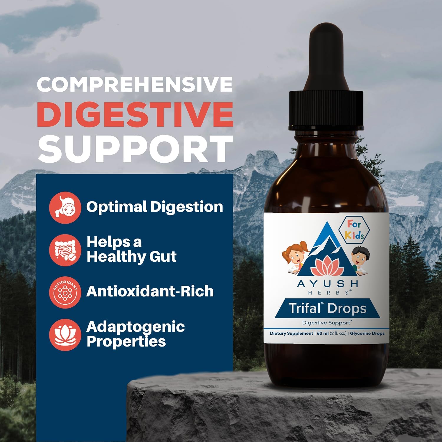 Ayush Herbs Kids Trifal Drops - 60 ml (80 Servings) - görsel 2
